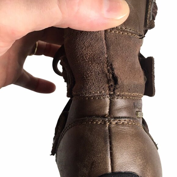 Merrell Nikita Winter Boots Womens 6 Brown Leather Primaloft Waterproof Hiking - Picture 13 of 13